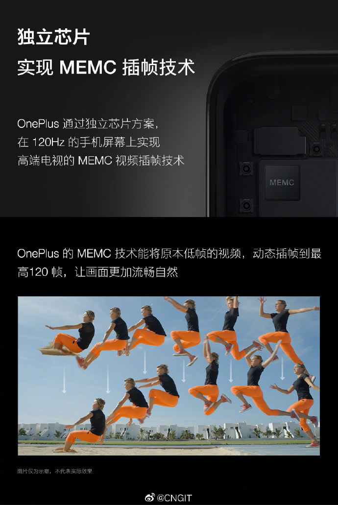 OnePlus 120Hz display presentation slide 4