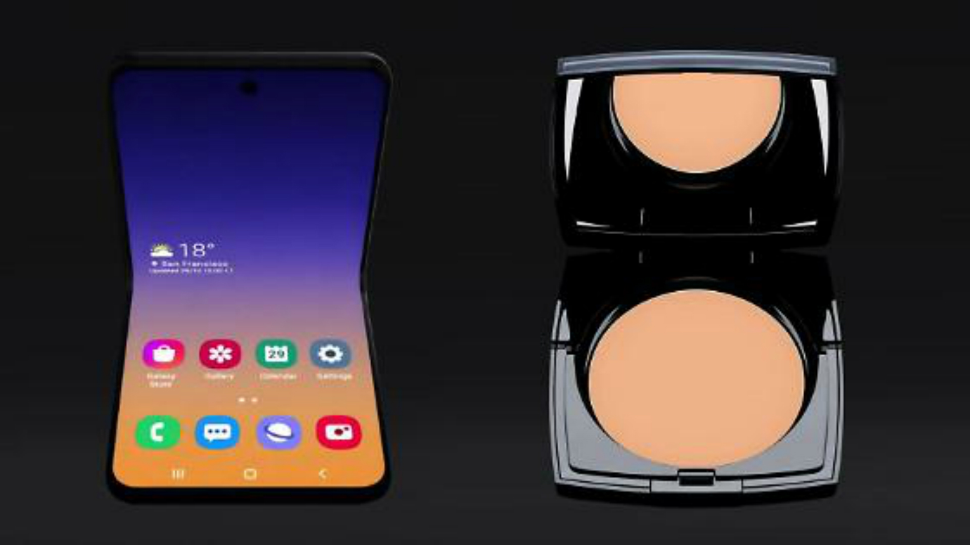 Samsung Bloom Lancome Compact comparison