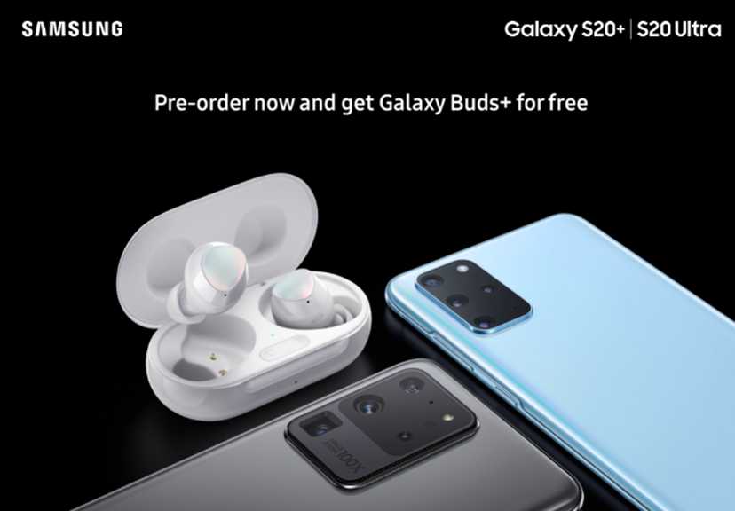 Samsung Galaxy S20 pre order bonus