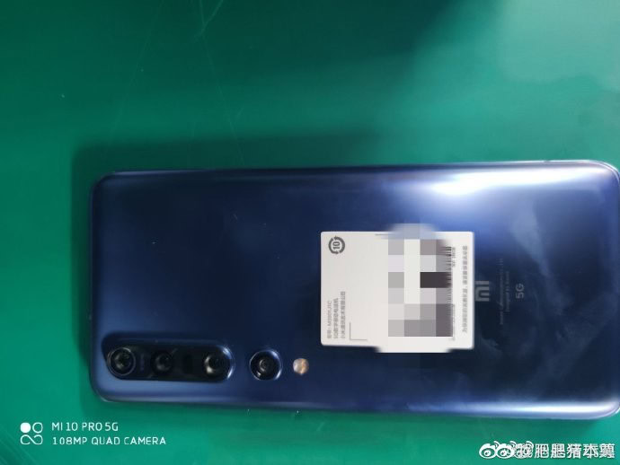 Xiaomi Mi Note 10 Pro 5G leak back and cameras