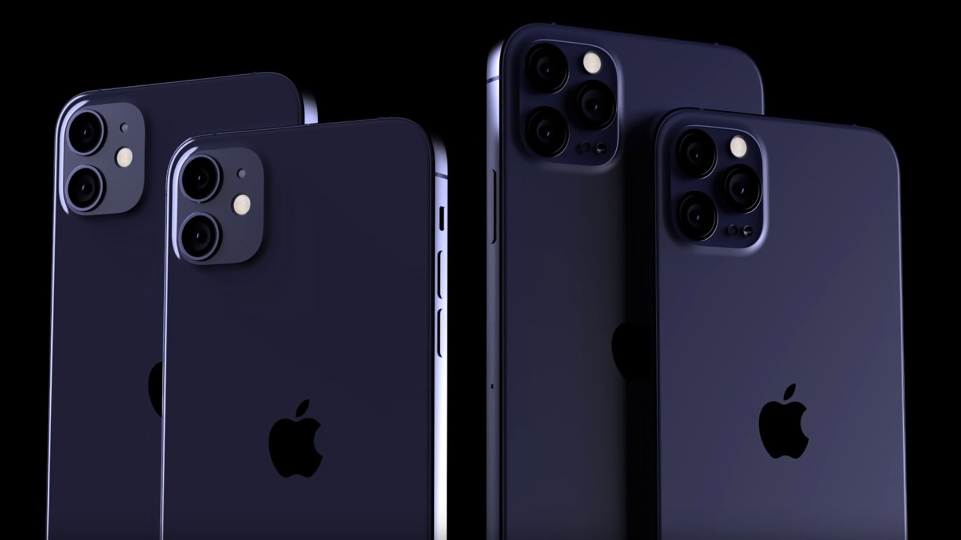 iPhone 12 Mockup Navy Blue