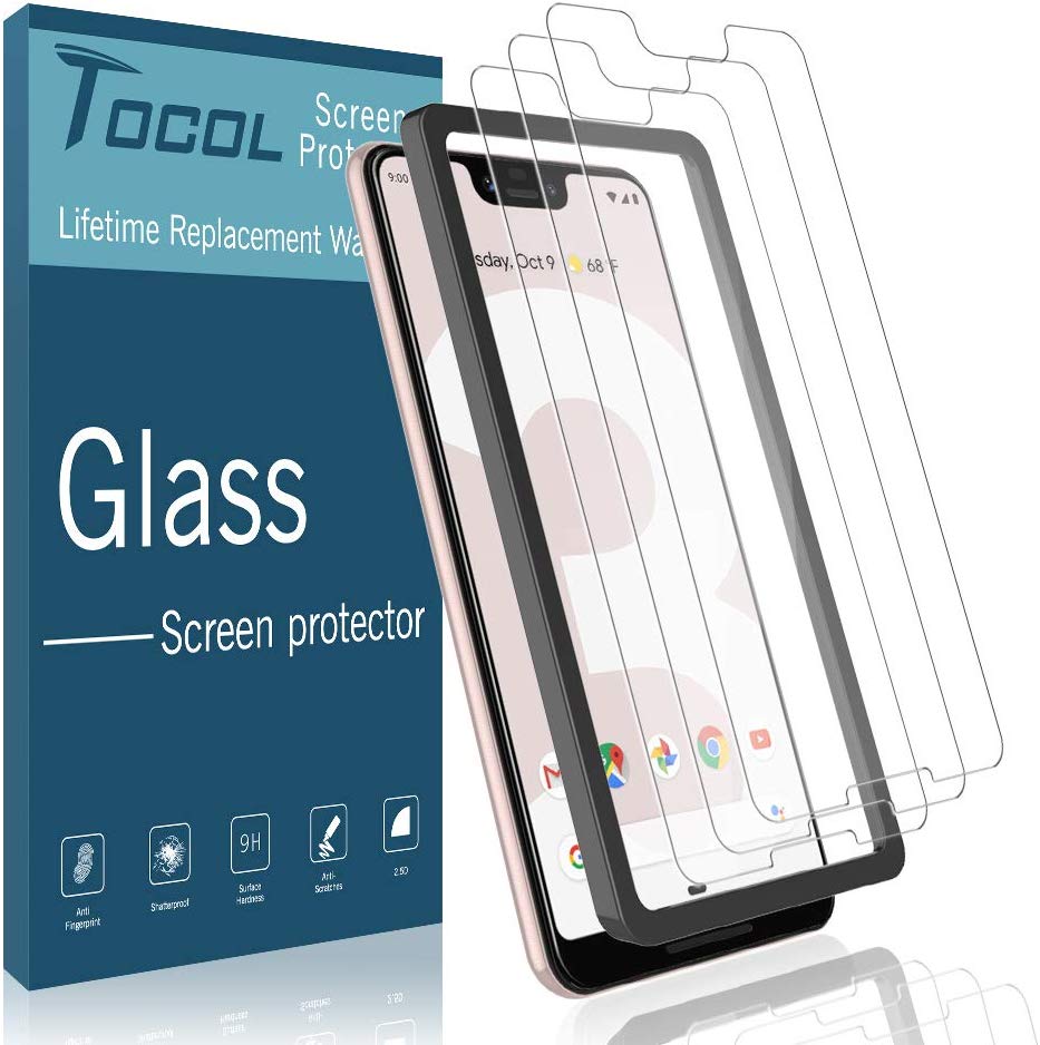tocol 3-pack tempered glass