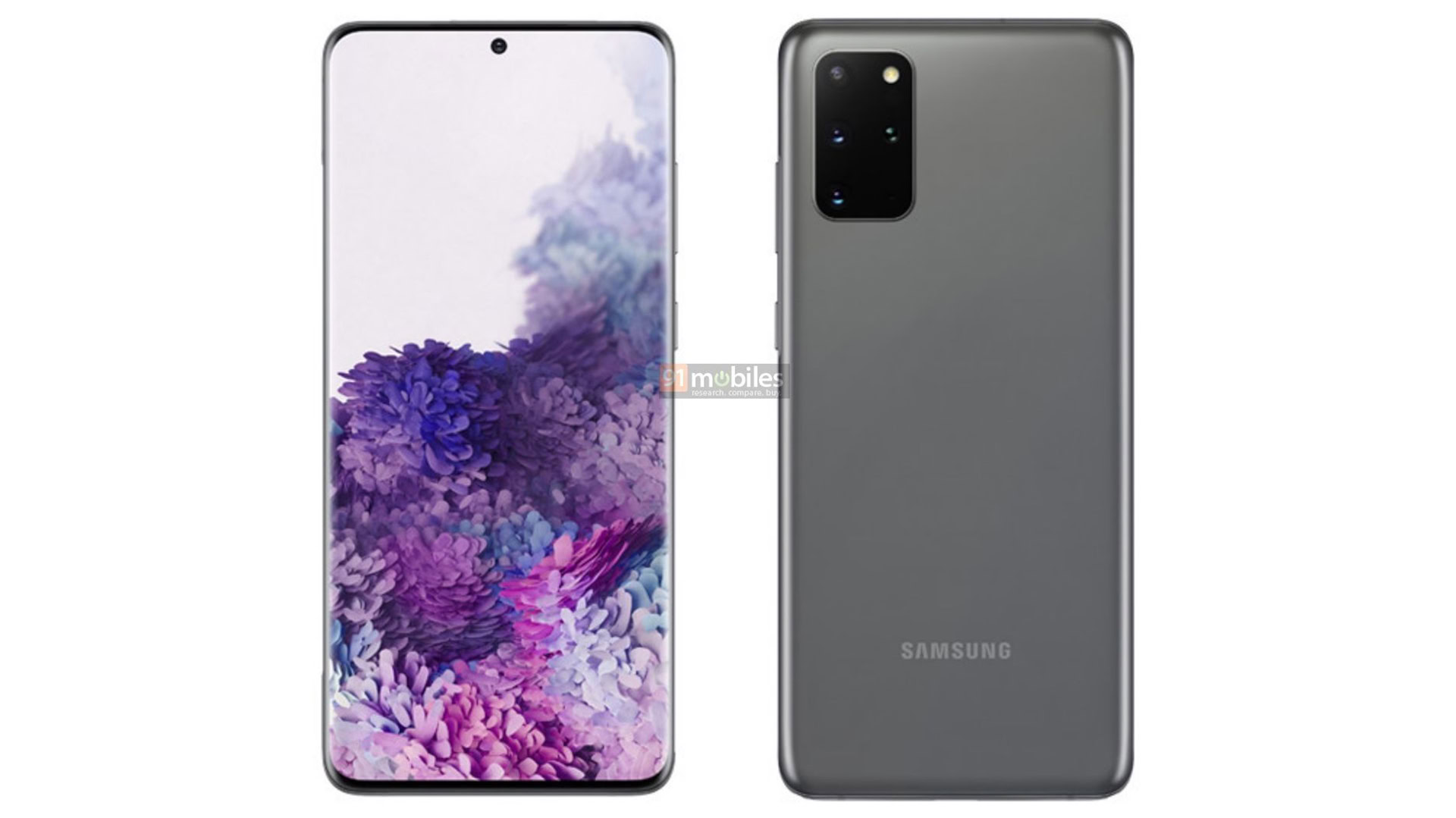 samsung galaxy s20 plus leaked render