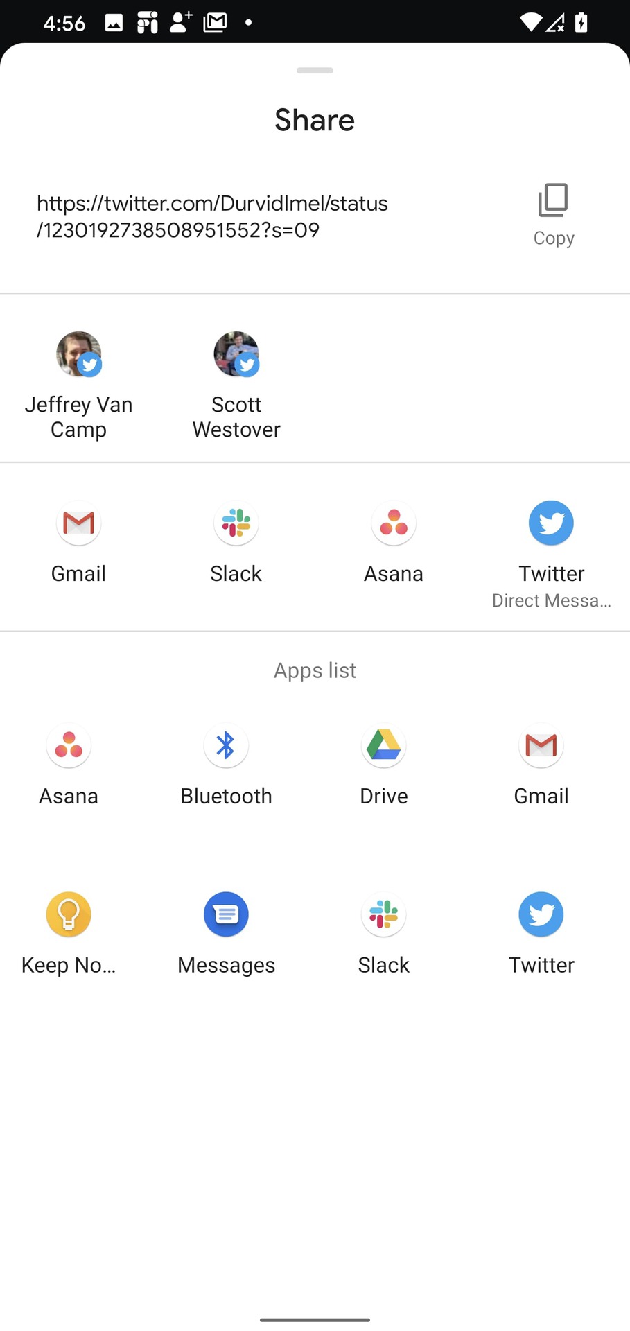 Android 11 Pin share sheet 3