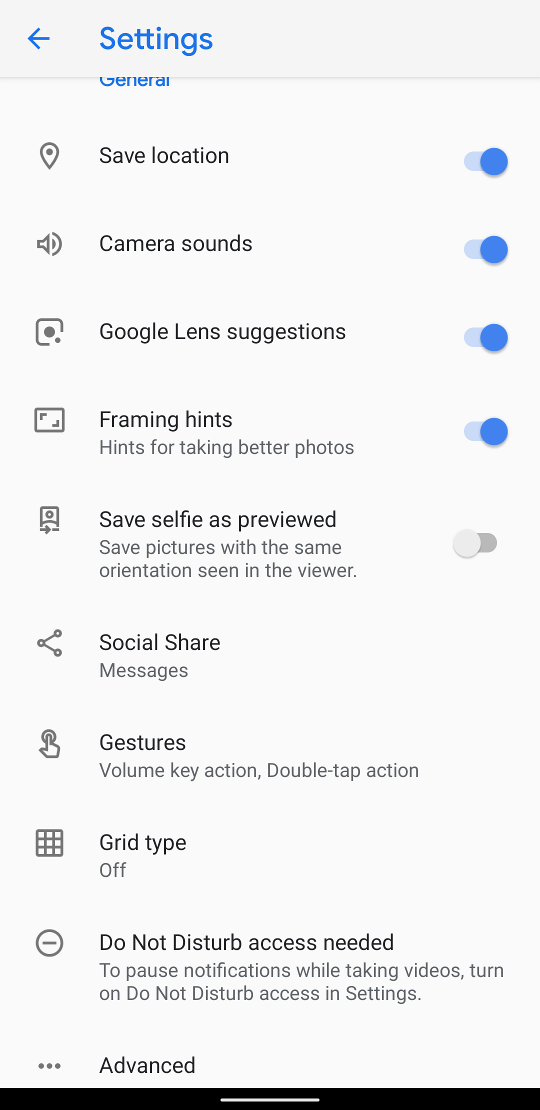 Android 11 mute notificaitons in camera 3
