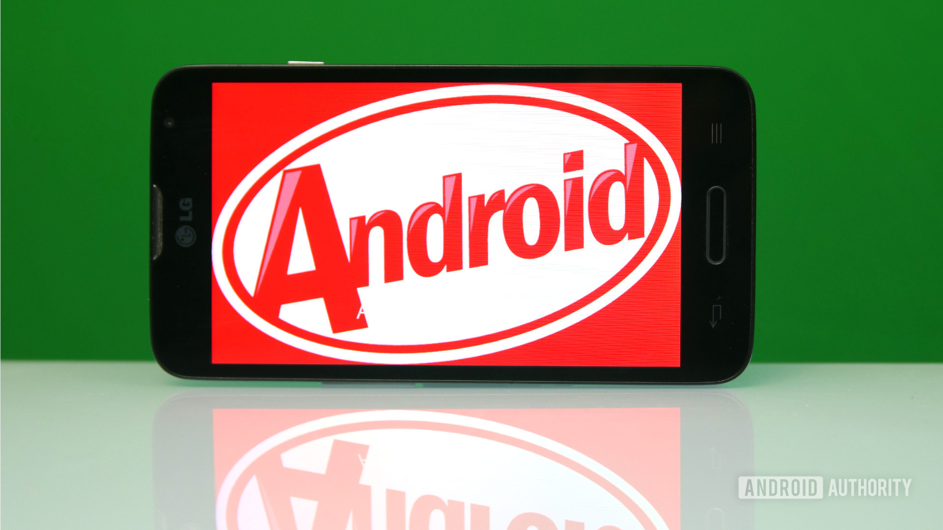 Huevo de Pascua de Android 4 KitKat de lado