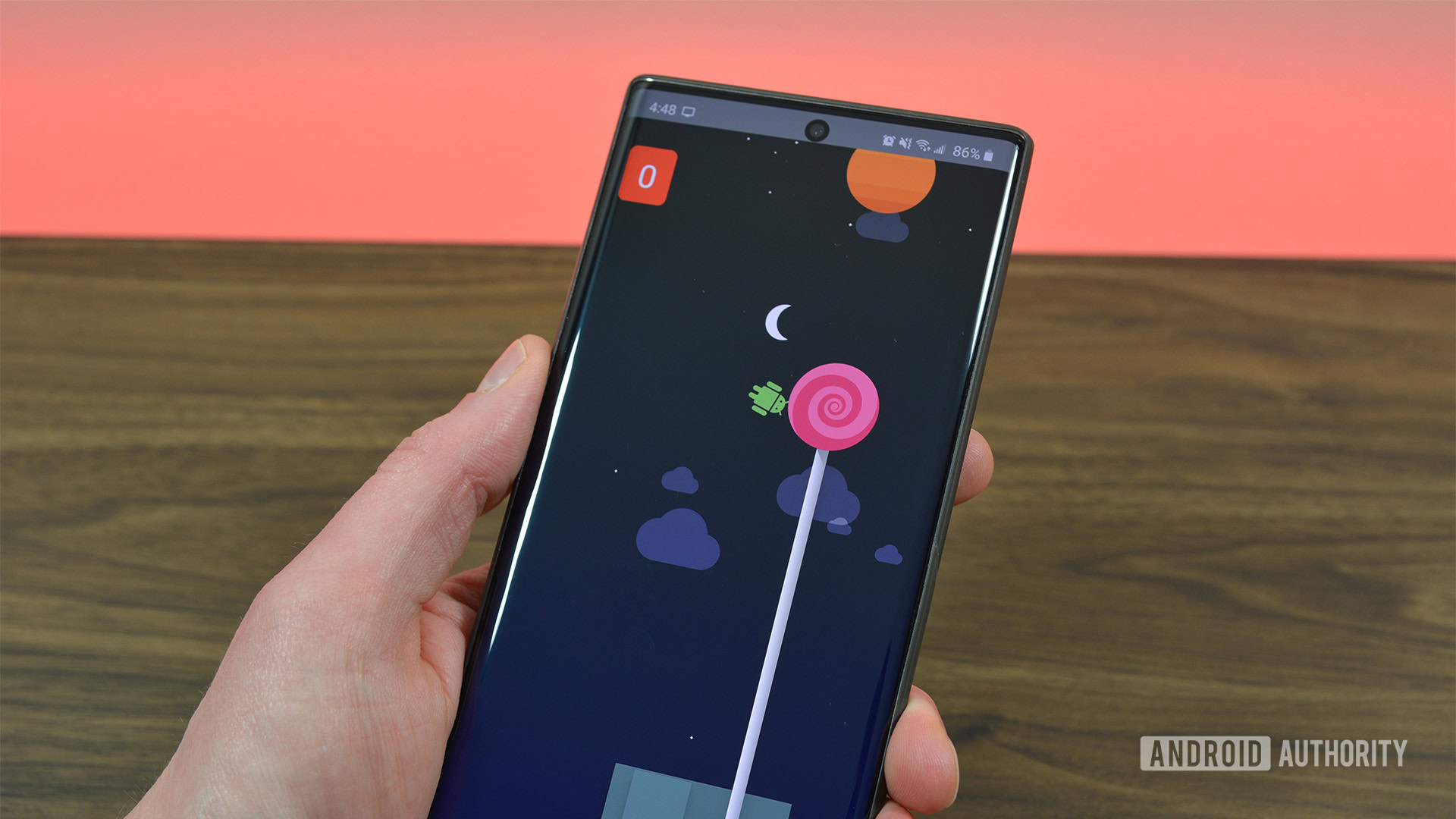 Android Lollipop Easter Egg