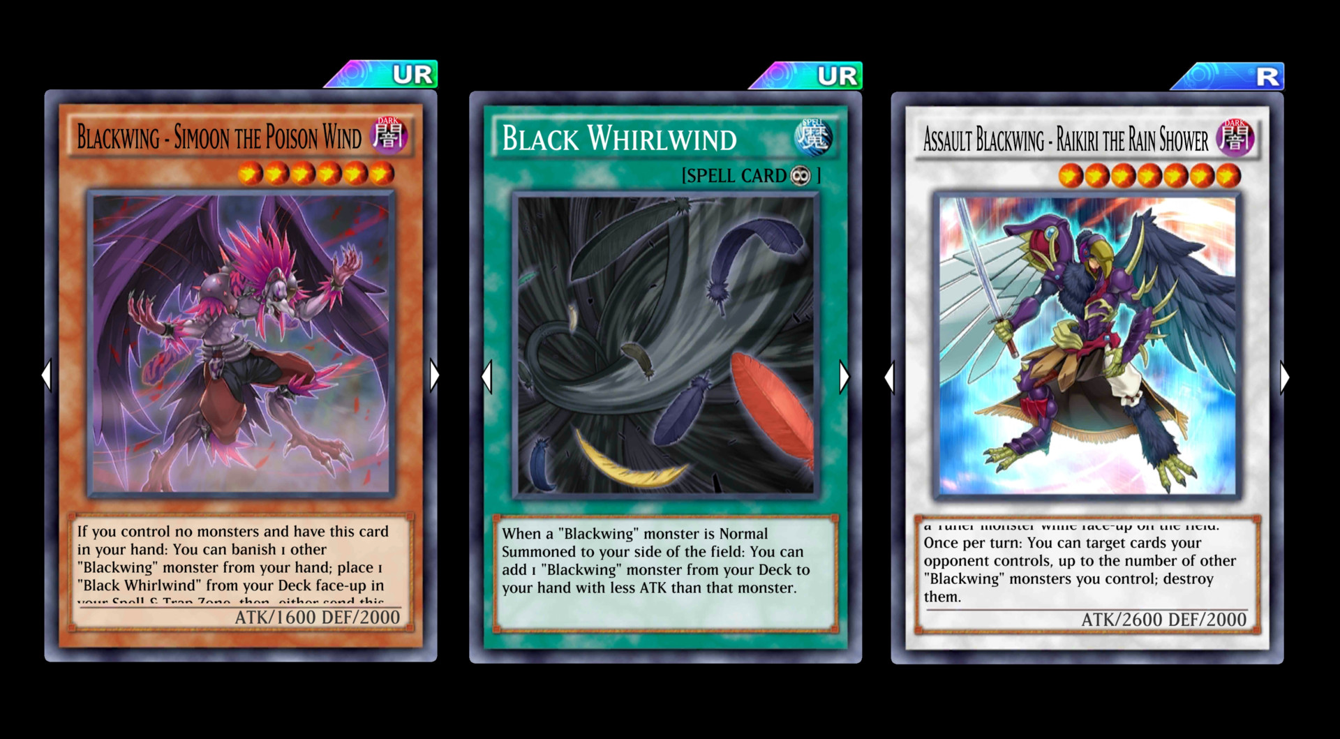 Blackwing core cards