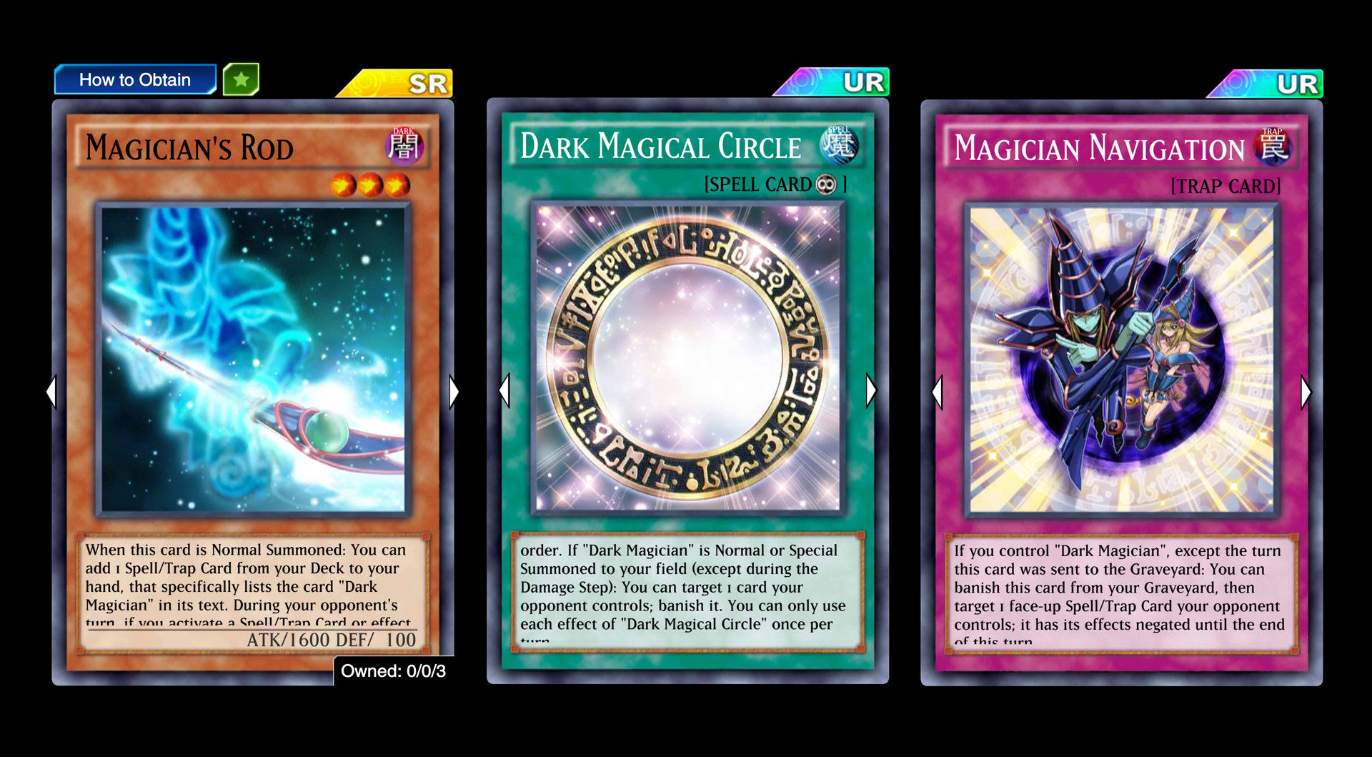 Dark Magician deck core cards