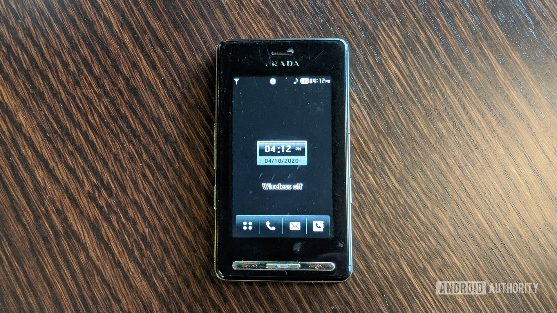 The 2006 LG Prada was the first capacitive touchscreen phone