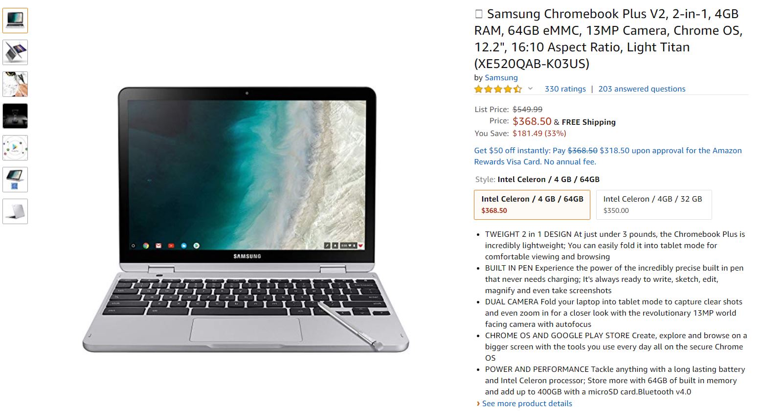 Deal: Save $181 on the Samsung Chromebook Plus V2 - Android Authority