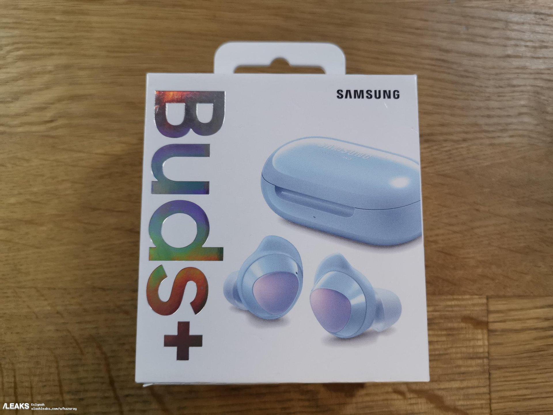 Samsung Galaxy Buds Plus retail box front