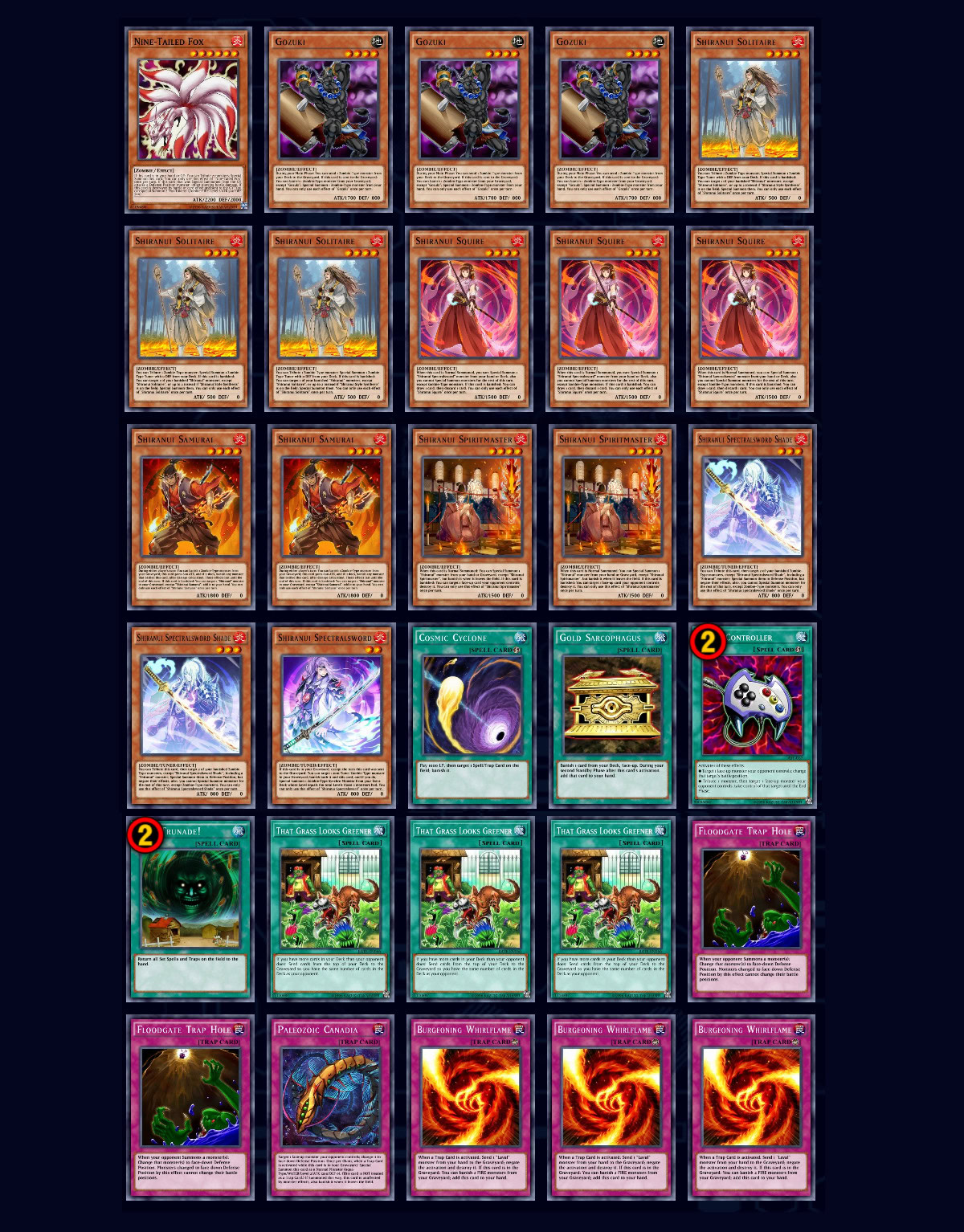 Shiranui deck recipe Yu Gi Oh Duel Links 1