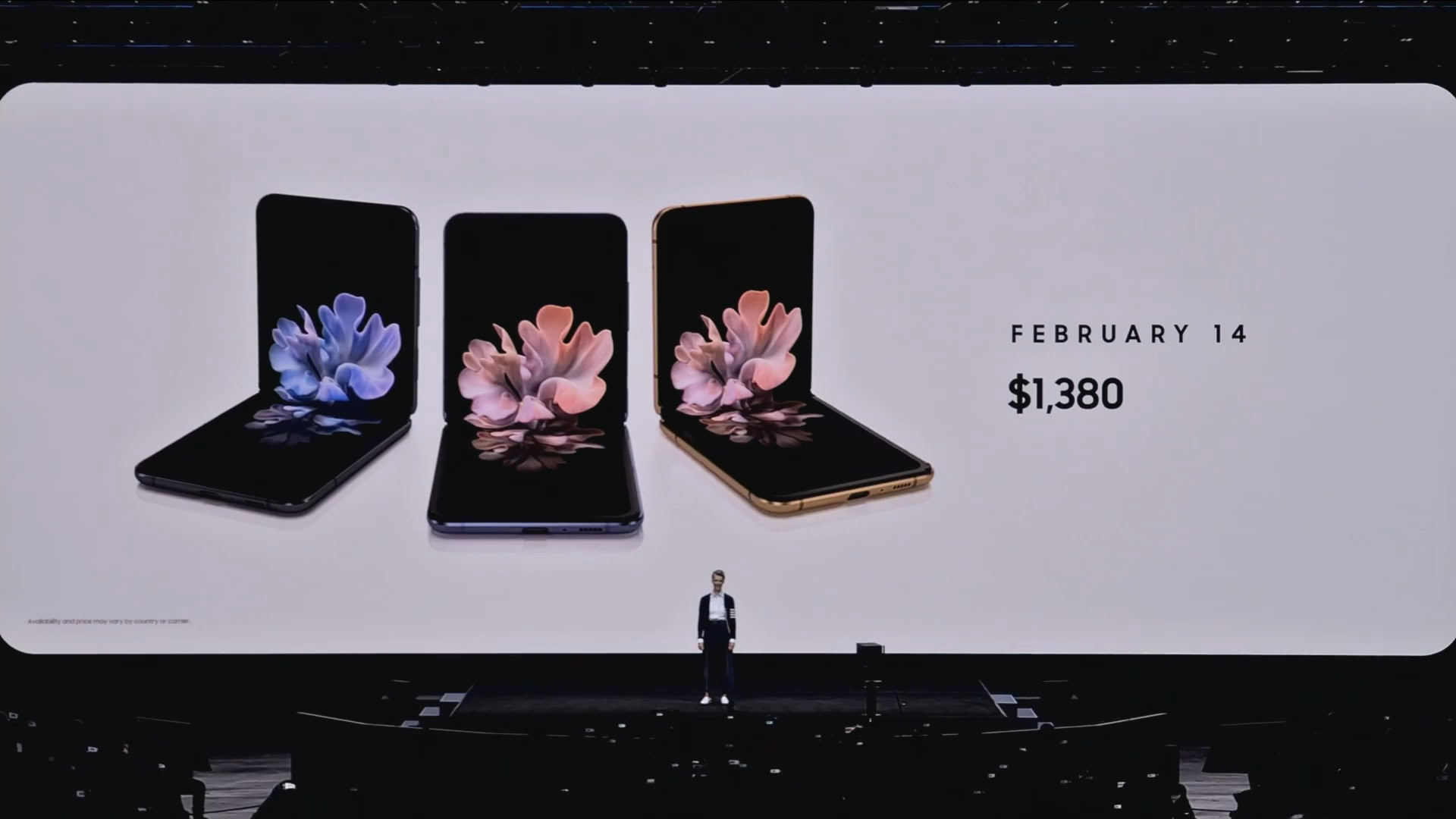 Z Flip availabilty price Samsung Unpacked 2020