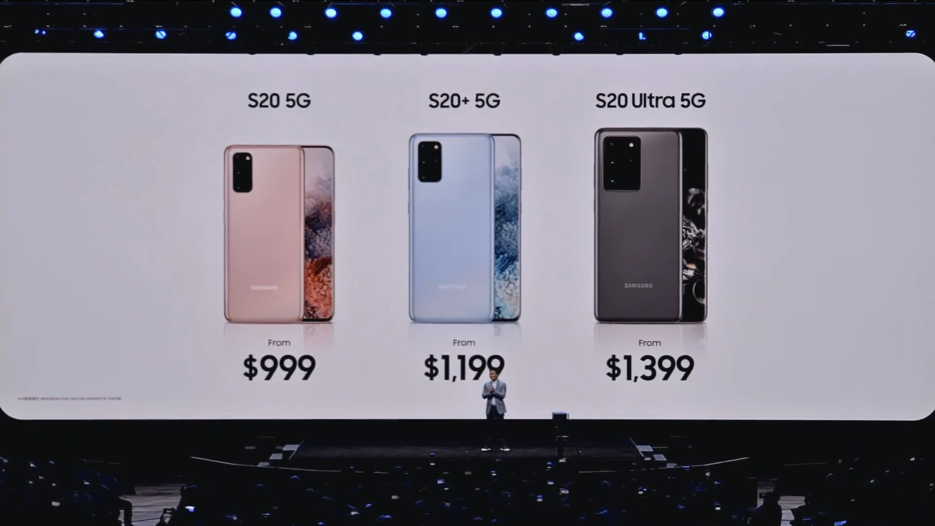 galaxy s20 pricing Samsung Unpacked 2020