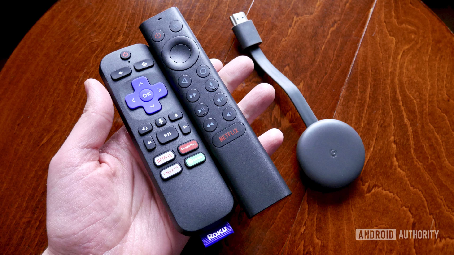 google chromecast shield tv roku remote