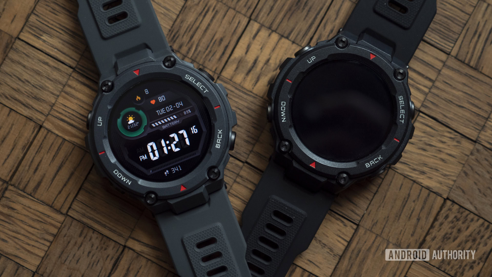 huami amazfit t rex review gun gray and black colors 3