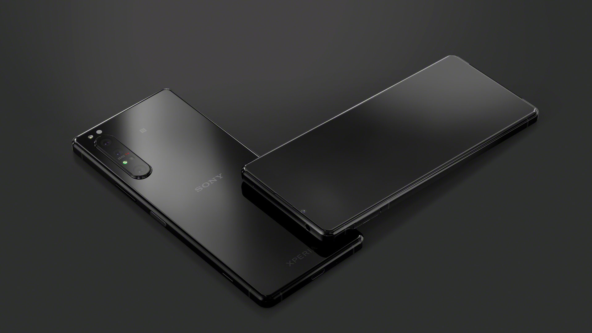 sony xperia 1 ii black back front