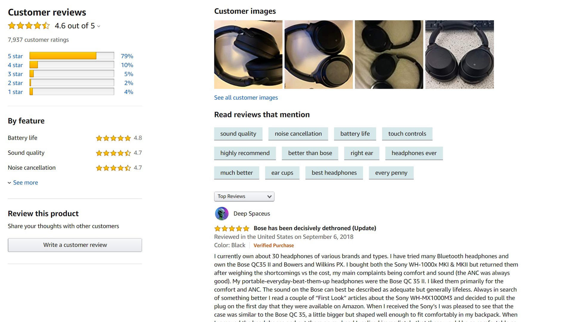 fake Amazon reviews - headphones verified purchase