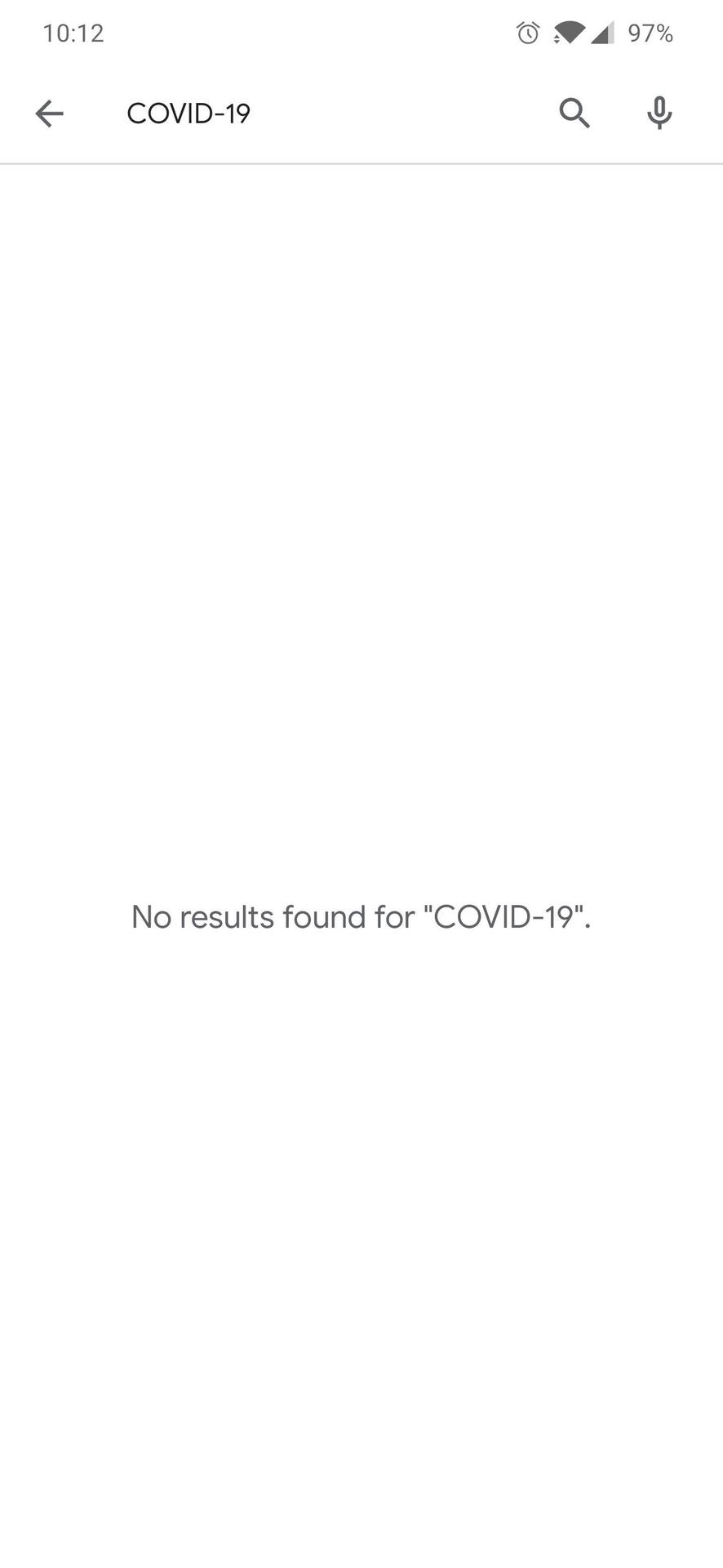 Coronavirus Search Google Play Store 2
