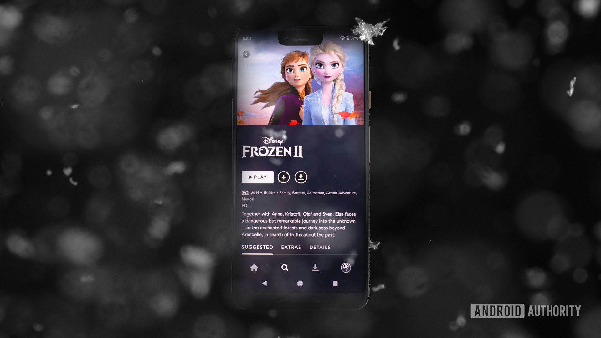 Frozen 2 on the Disney Plus app 1