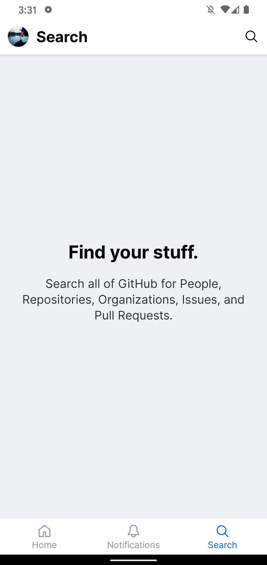 GitHub mobile 2