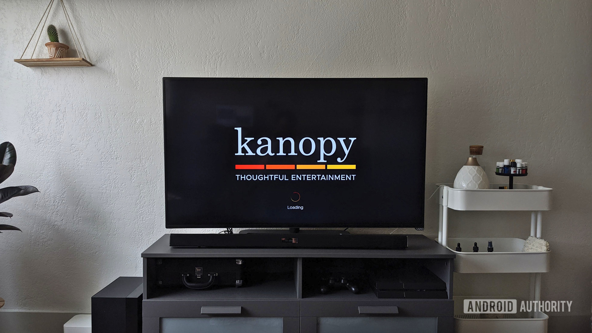 Kanopy loading screen tv