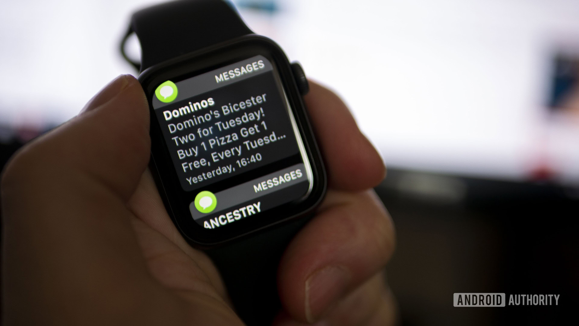 Notifications on Apple Watch Series 5