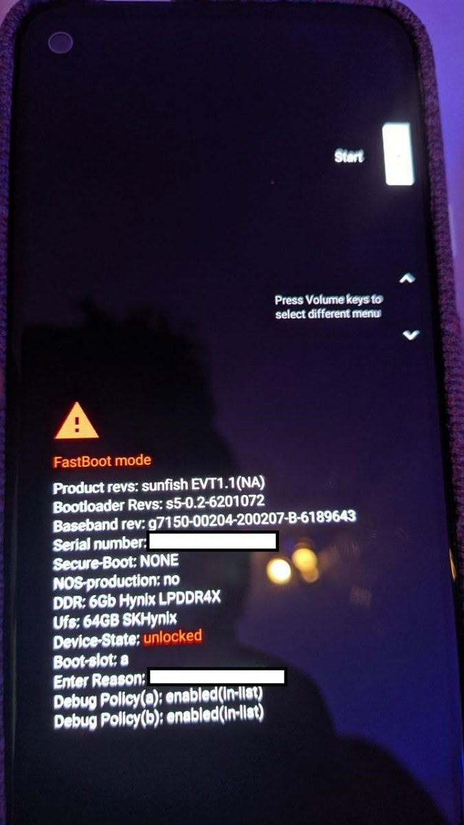 Pixel 4a Bootloader