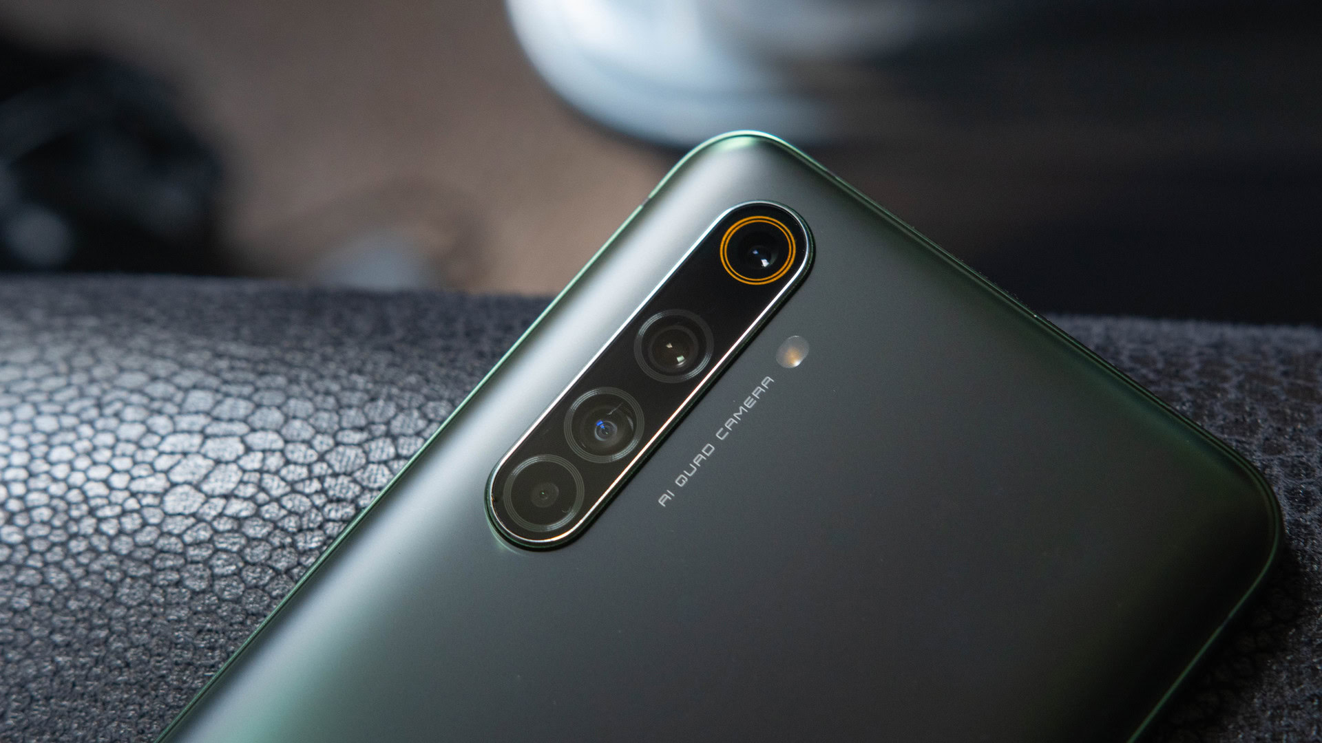 realme X50 Pro 5G Camera module at an angle