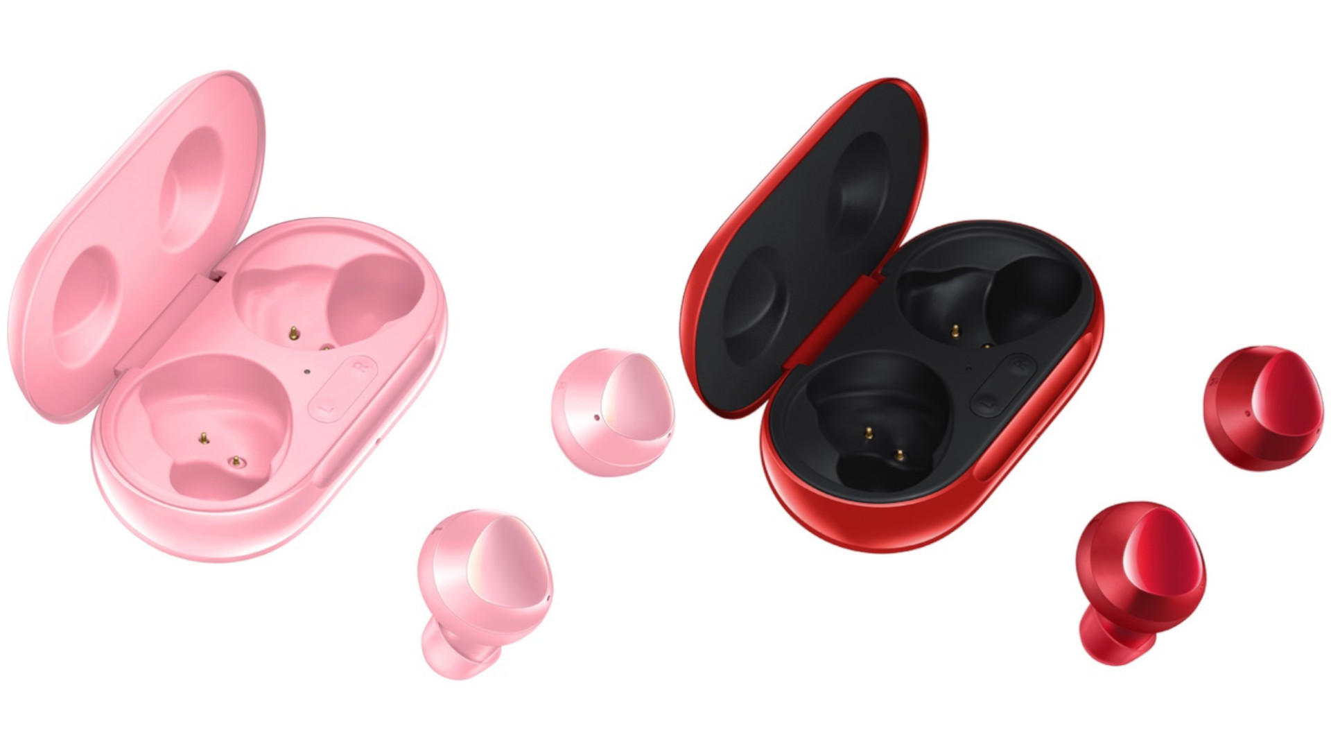 Red Pink Galaxy Buds Plus