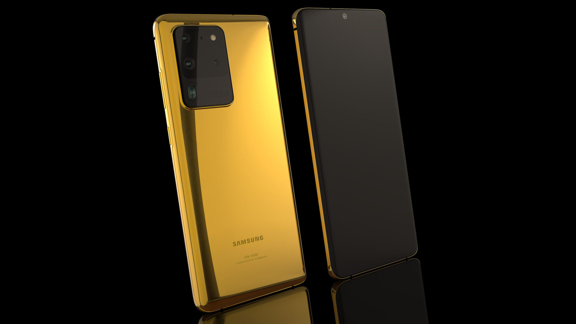 Samsung Galaxy S20 Ultra Gold Plated Gold Genie