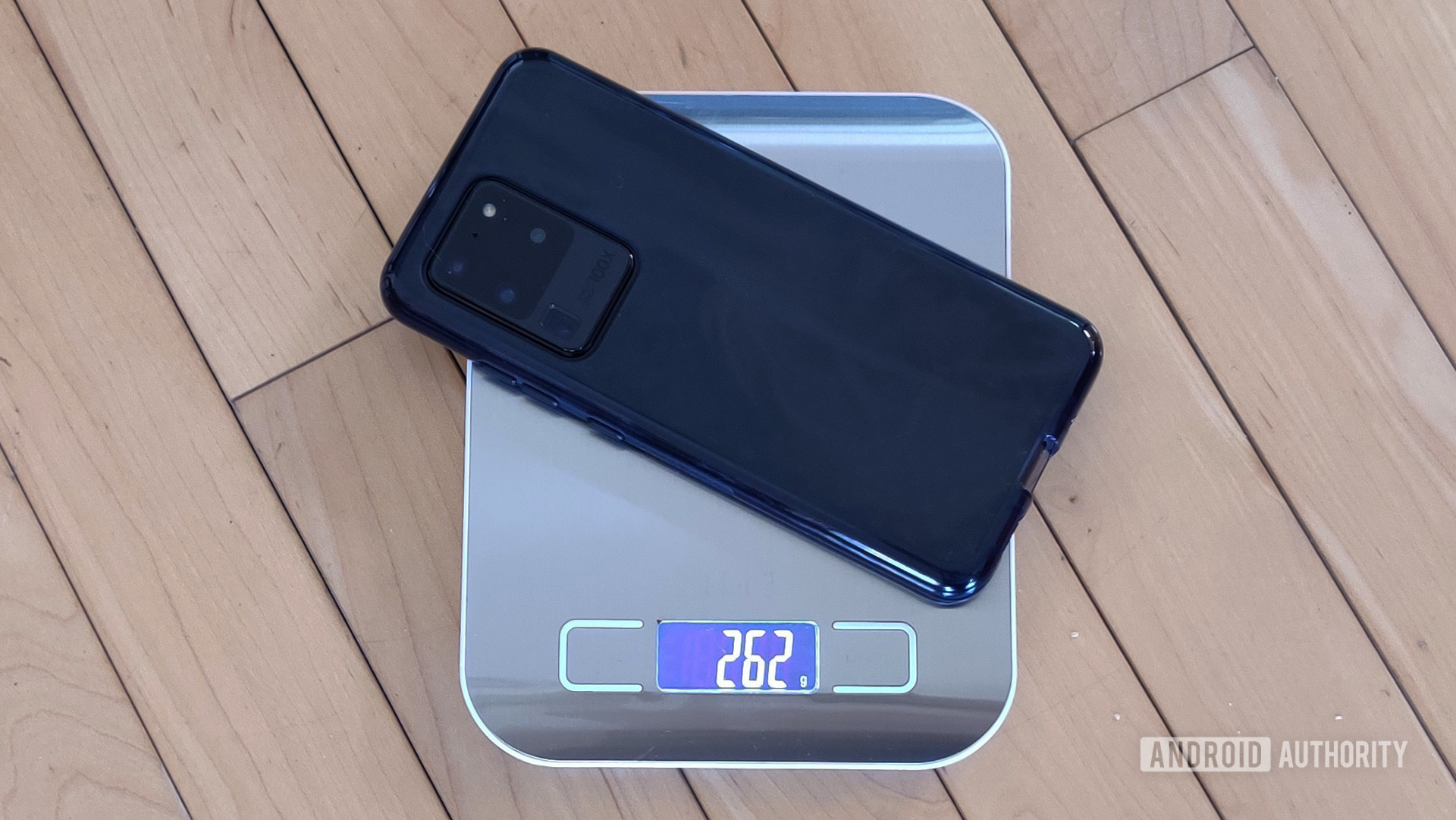 Samsung Galaxy S20 Ultra in Case Weight