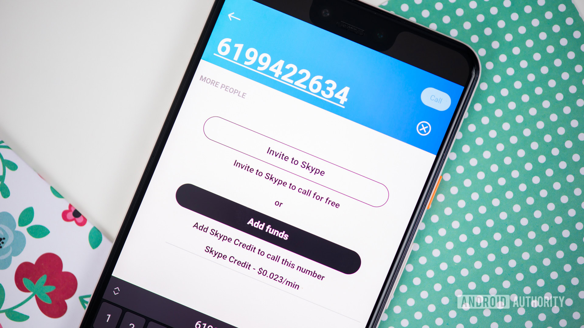 how to enable video on skype from android phone