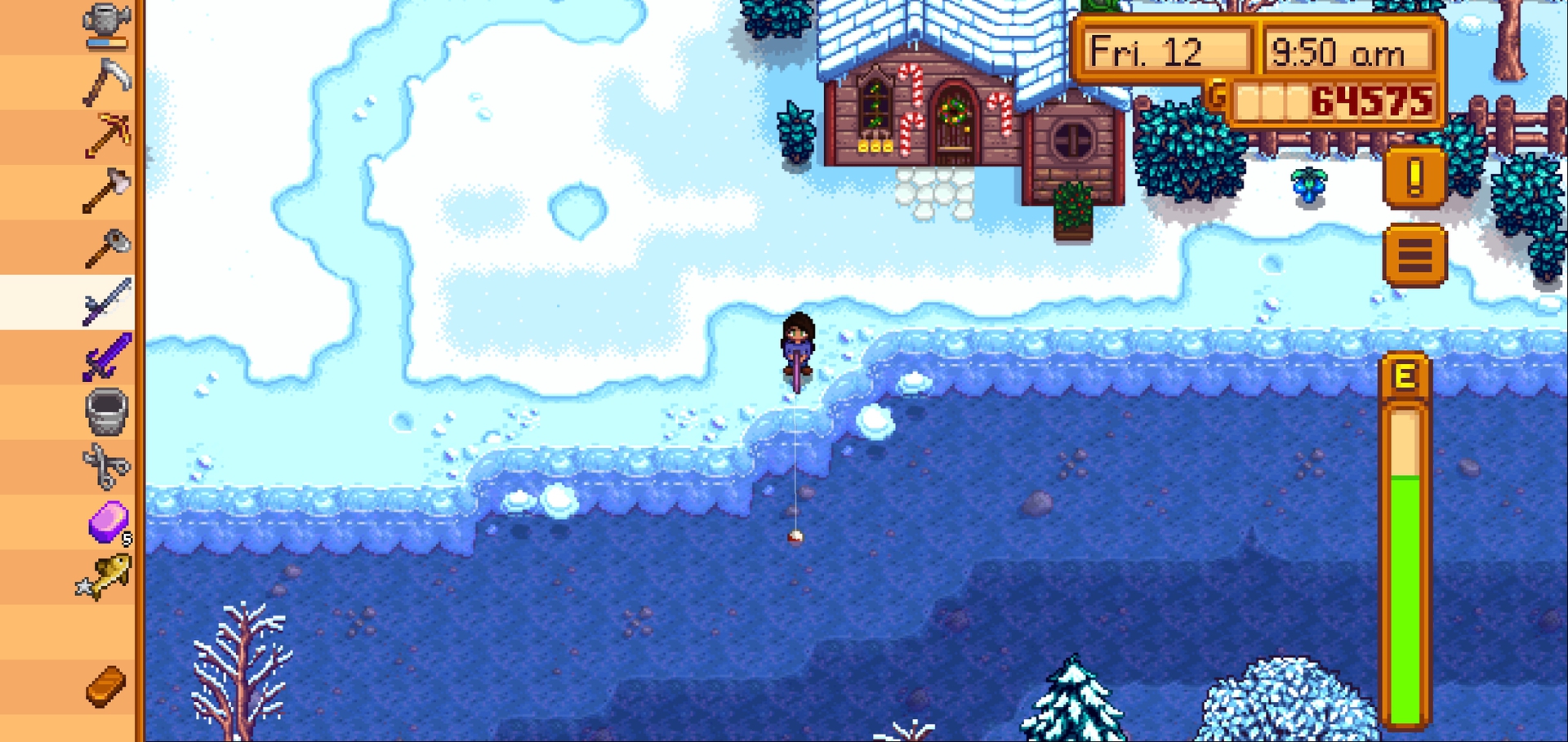 Stardew Valley fishing Leahs cabin
