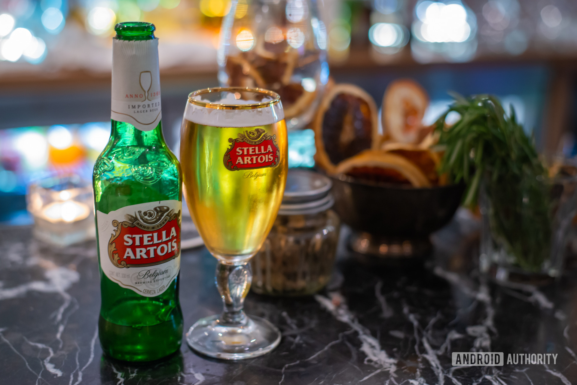 Stella Artois Bokeh sample shot
