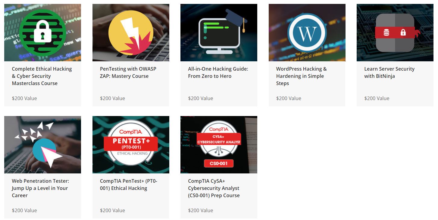 The 2020 Premium Ethical Hacking Certification Bundle