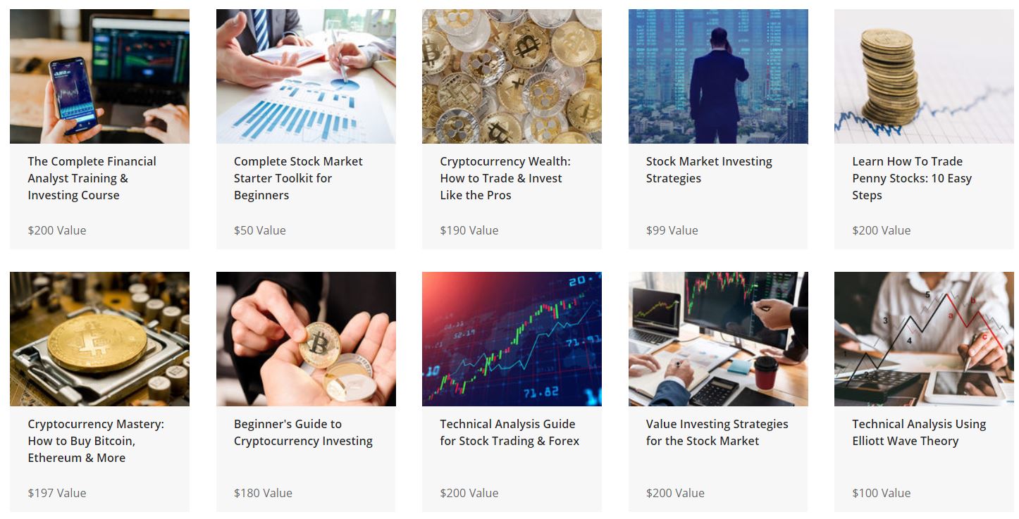 The Complete Stock and Cryptocurrency Investment Toolkit Bundle