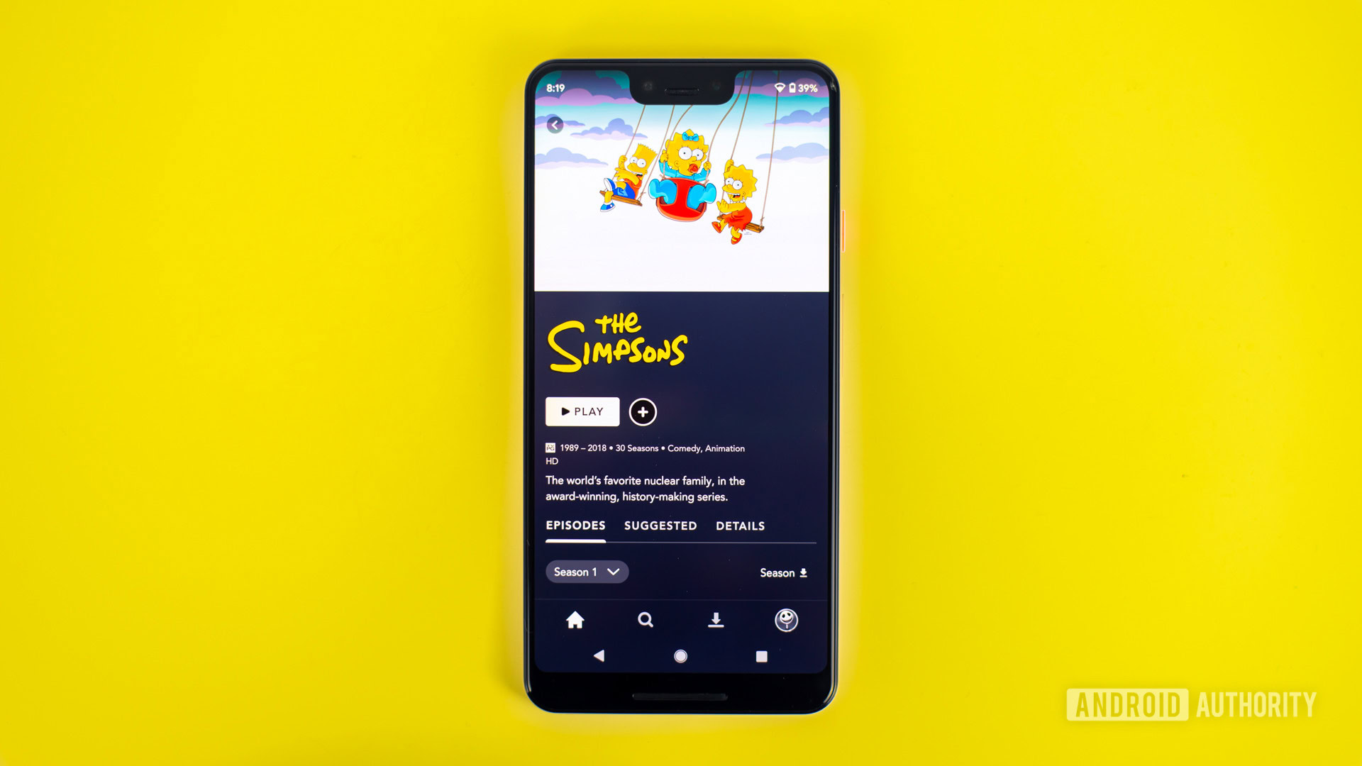 The Simpsons on Disney Plus app 1 - Photography tips