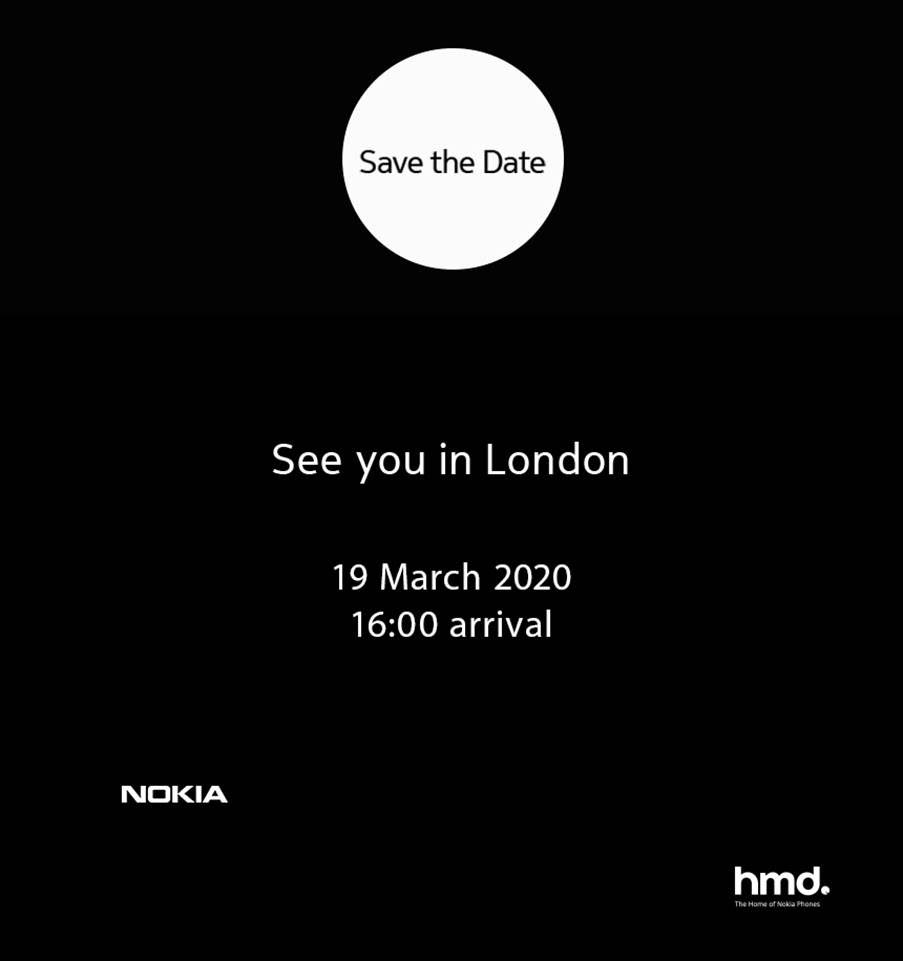 An invite for HMD Global's Nokia launch event.