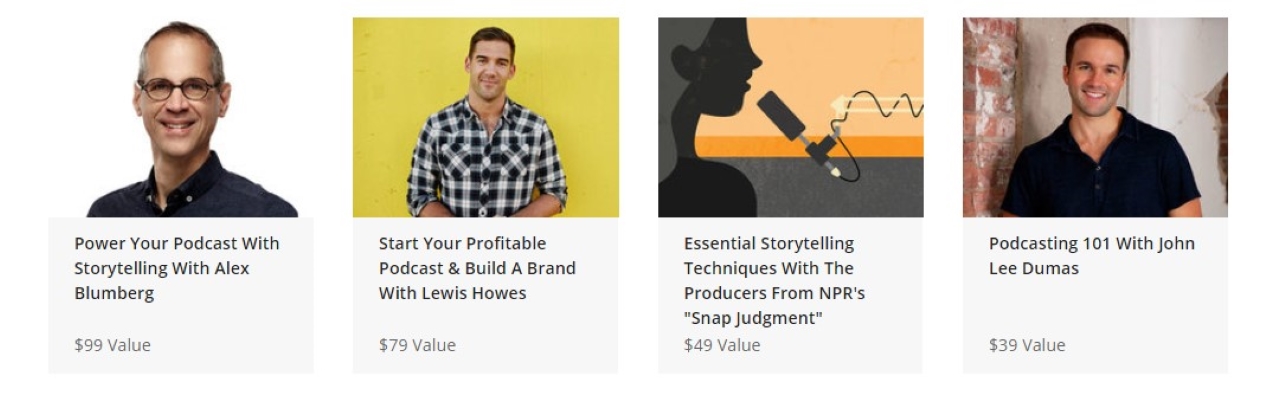 start a podcast courses