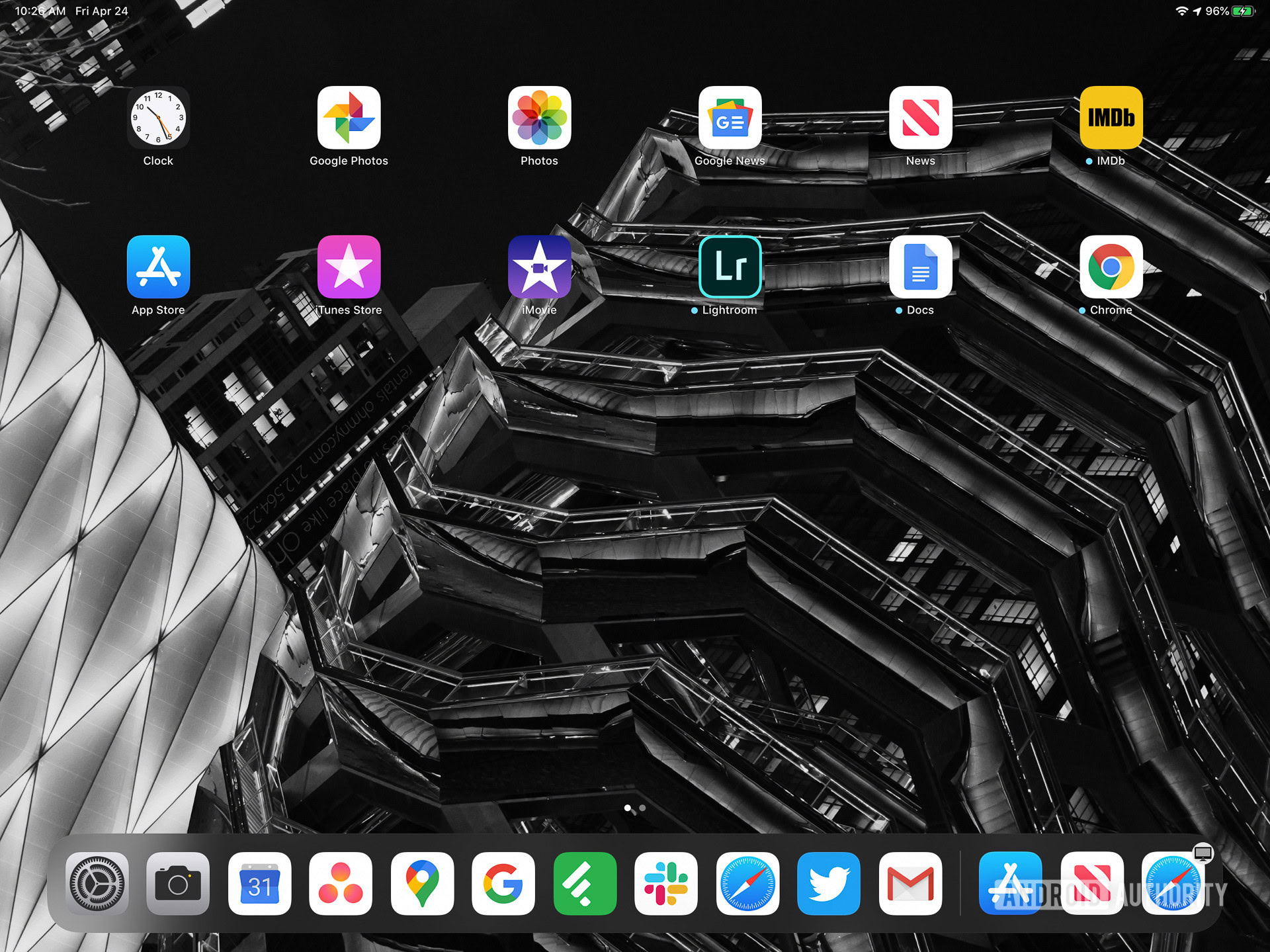 Apple iPad Pro 2020 home screen 1