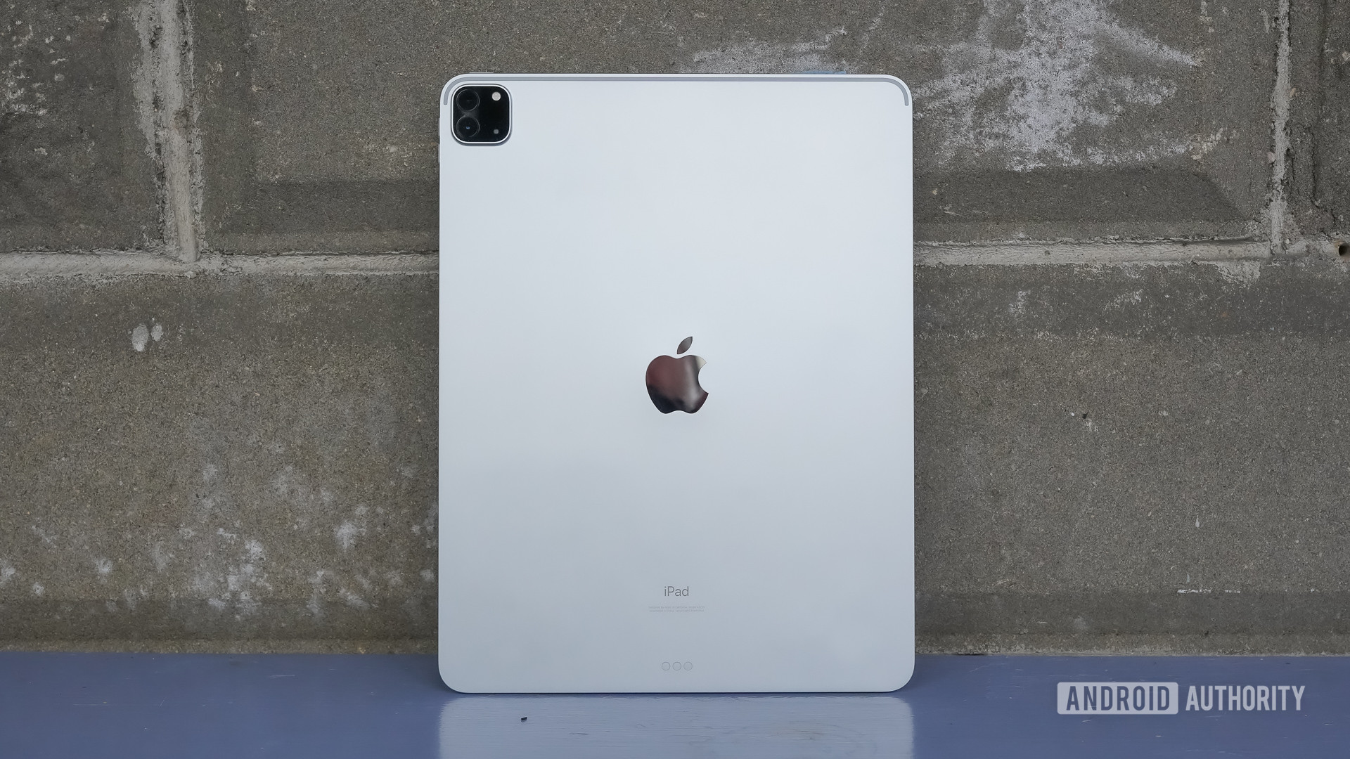 Apple iPad Pro 2020 standing against wall