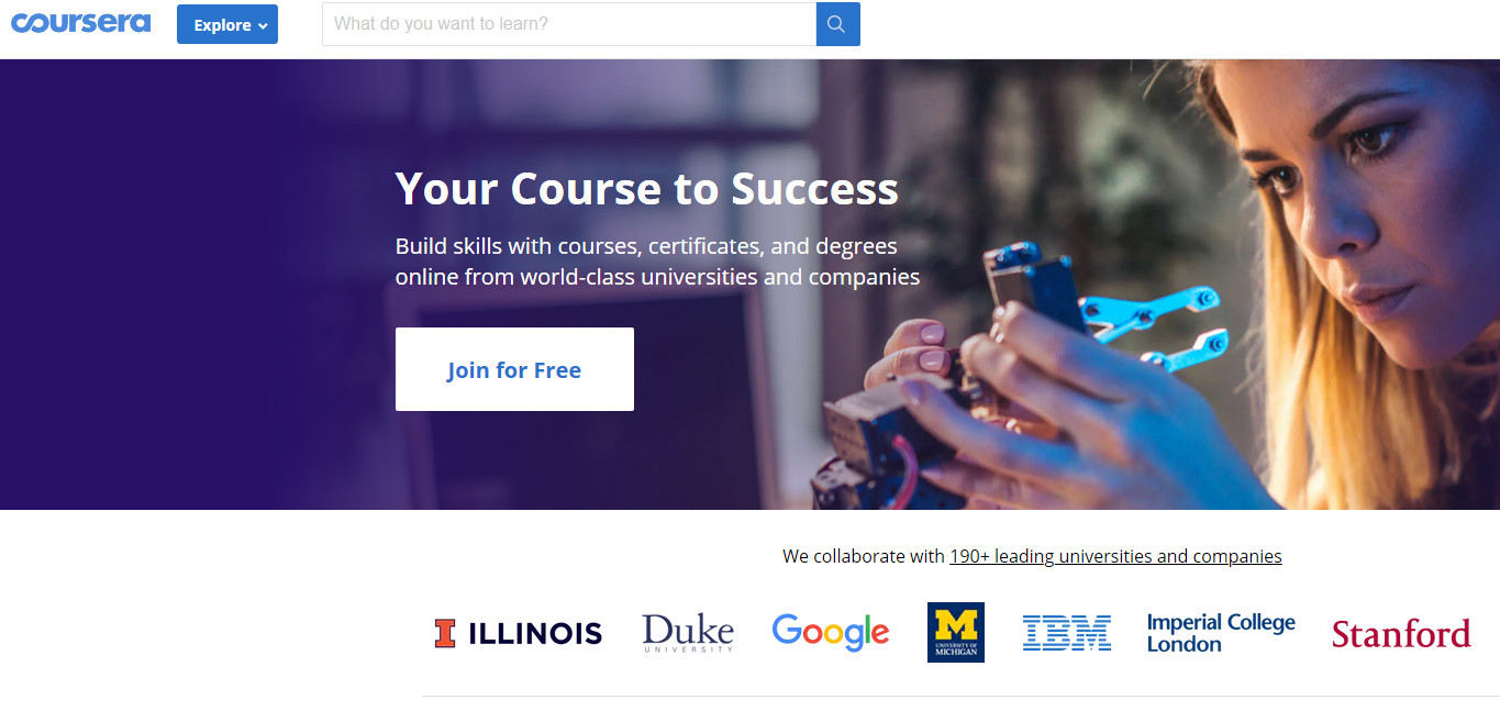 Coursera best free resources students