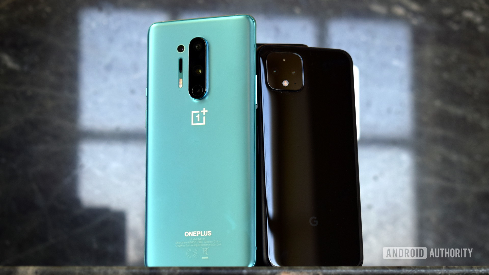 Google Pixel 4 vs OnePlus 8 Pro back