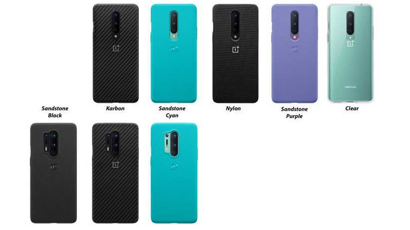 Leaked OnePlus 8 phone cases