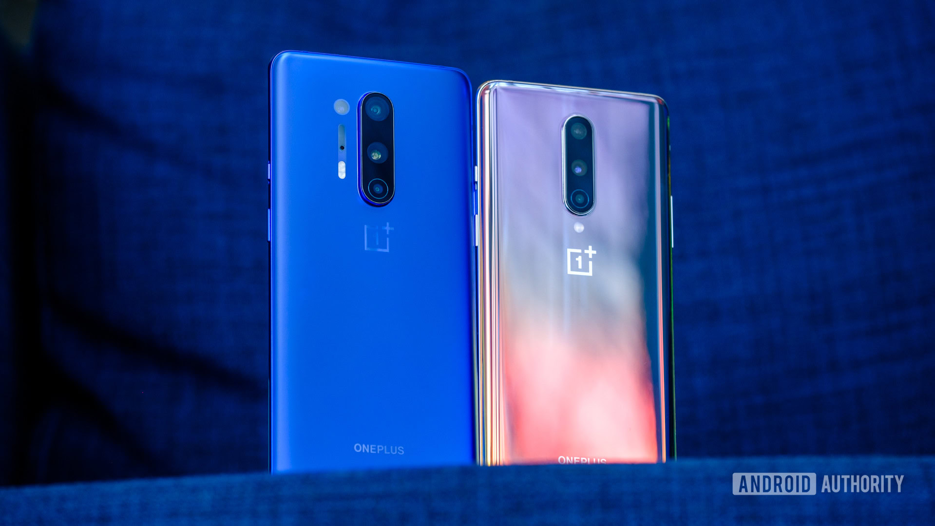 OnePlus 8 Pro vs OnePlus 8 backs