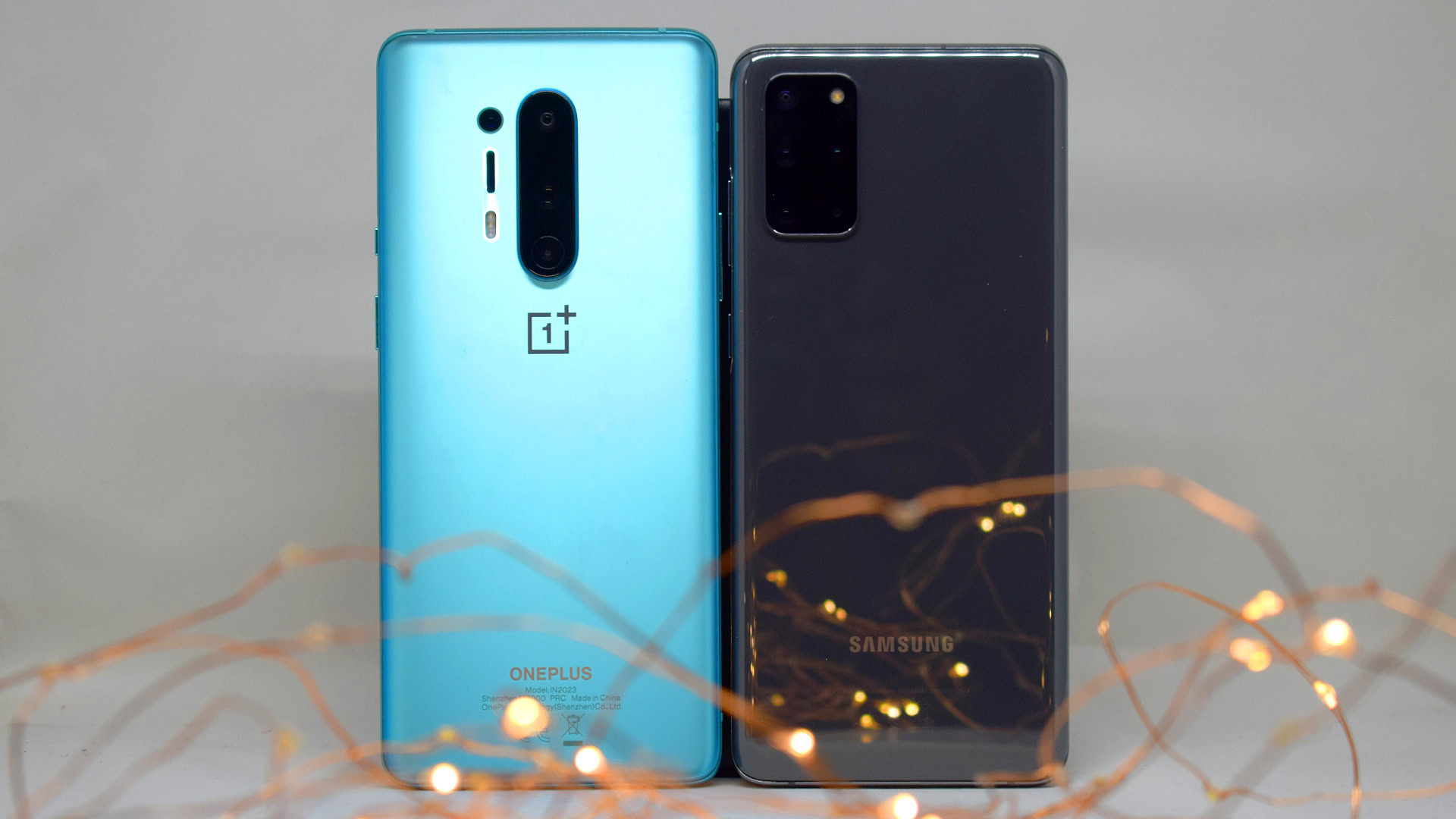 OnePlus 8 Pro vs Samsung Galaxy S20 Plus Back