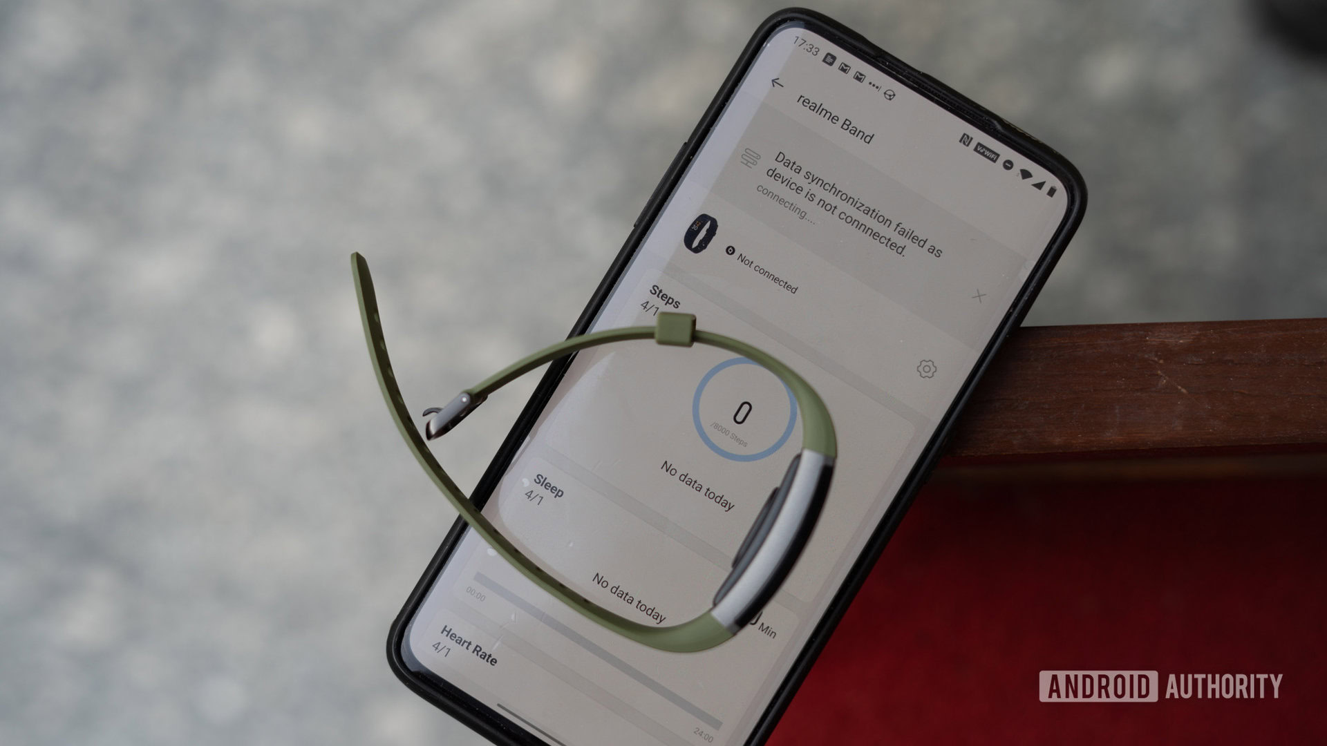 realme Band app disconnected