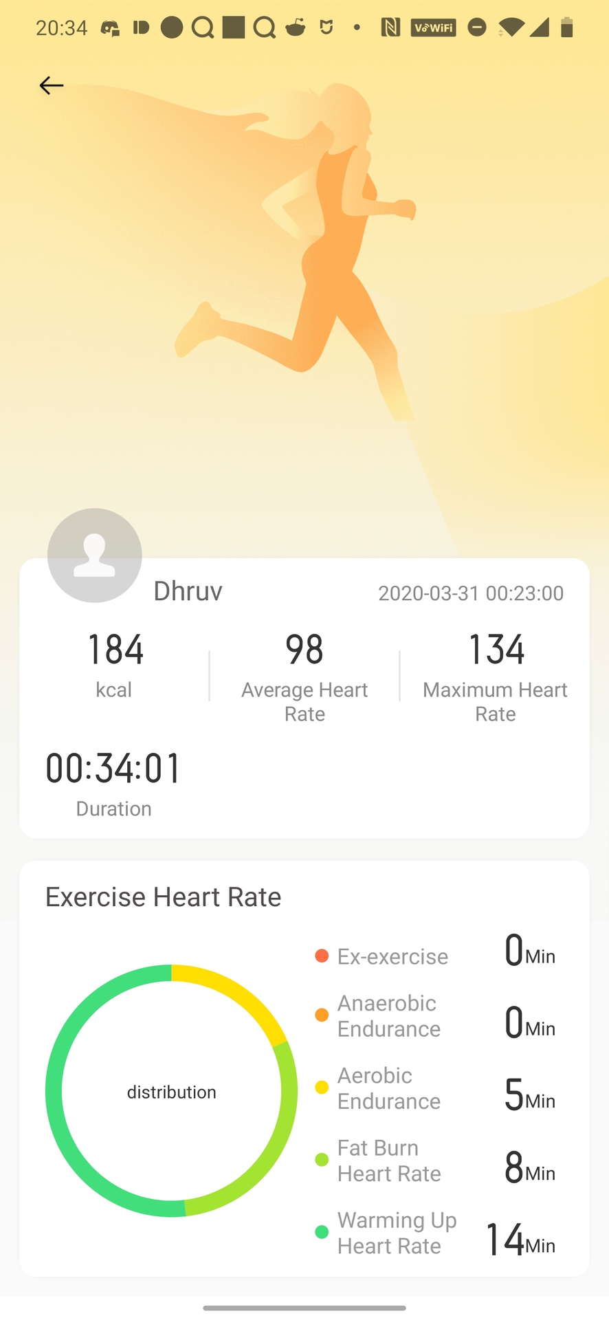 realme Band exercise tracking
